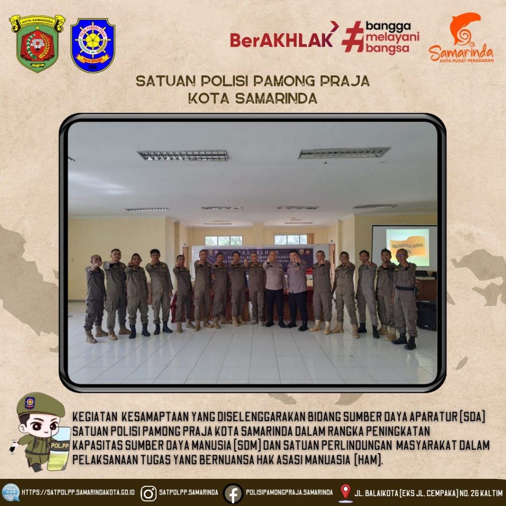 Kegiatan Kesamaptaan (Pelatihan PBB) Tanggal 19,20, 25 dan 26 September 2023