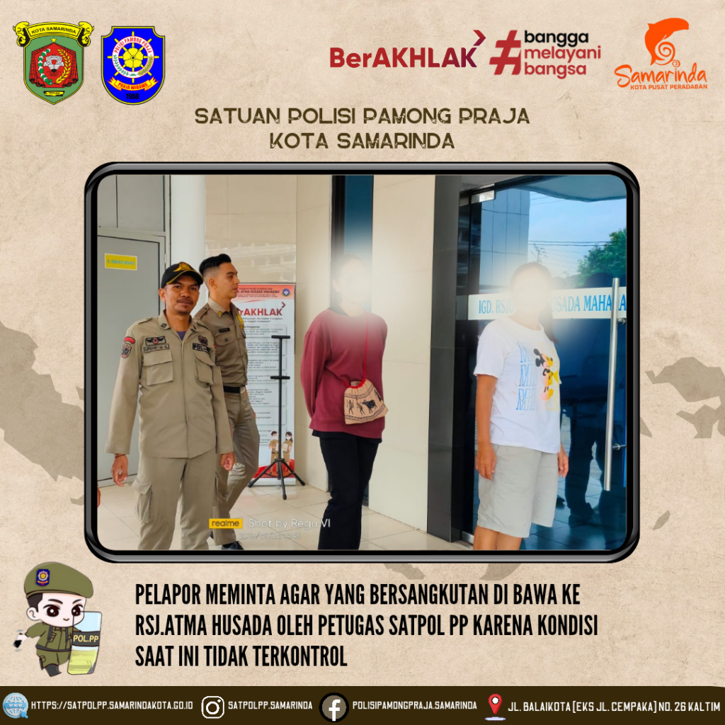 Penanganan ODGJ Mengamuk di Jl.Perintis