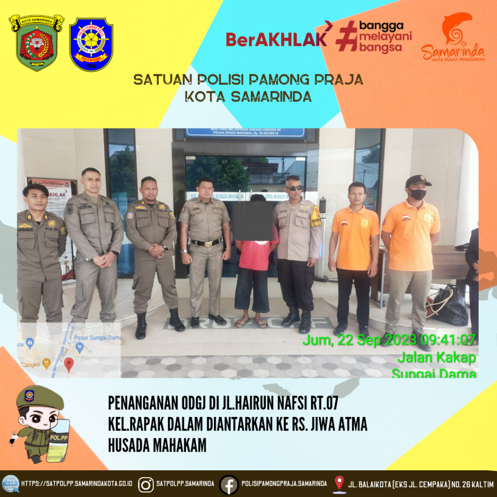 Jumat, 22 SEP 2023 - Penanganan ODGJ Jl. Harun Nafsi