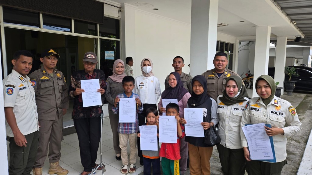 SATPOL PP Kota Samarinda Lakukan Penertiban serta Pengamanan Anjal dan Gepeng