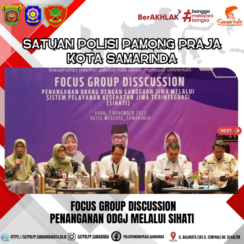 Focus Group Discussion Penanganan ODGJ Melalui SIHATI