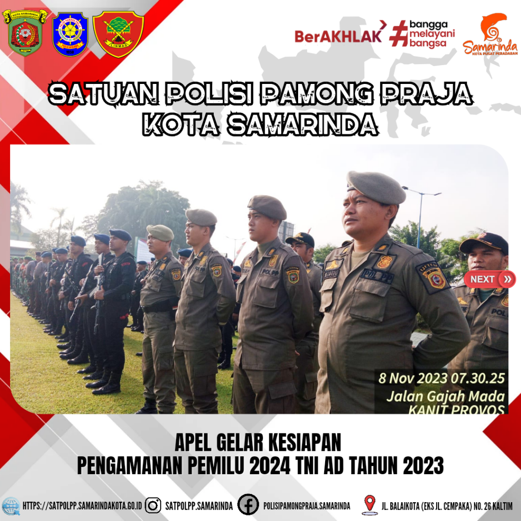 Apel Gelar Kesiapan Pengamanan Pemilu 2024 TNI AD  Tahun 2023