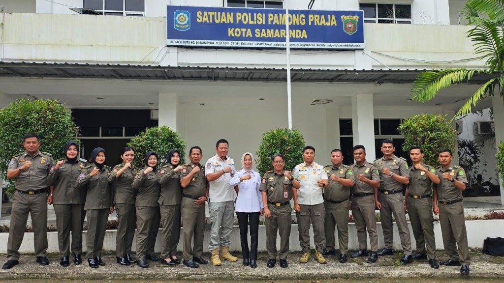 Kunjungan Kerja SATPOL PP Kabupaten Kutai Timur Provinsi Kalimantan Timur